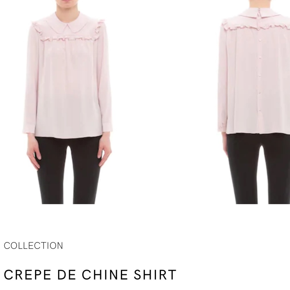MIU MIU Crepe De Chine Shirt